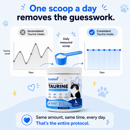 The cat taurine you can actually check yourself