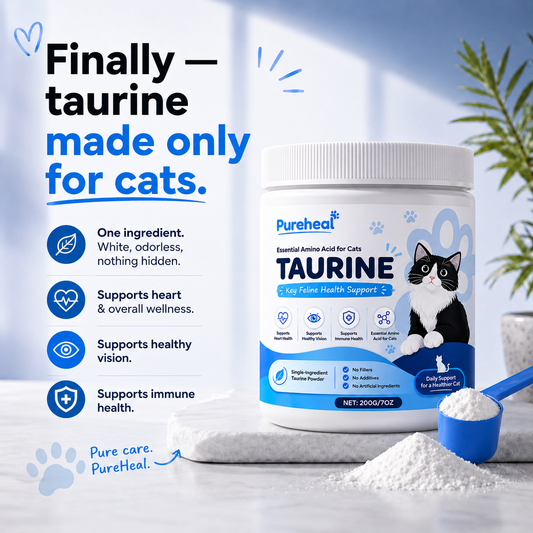 The cat taurine you can actually check yourself