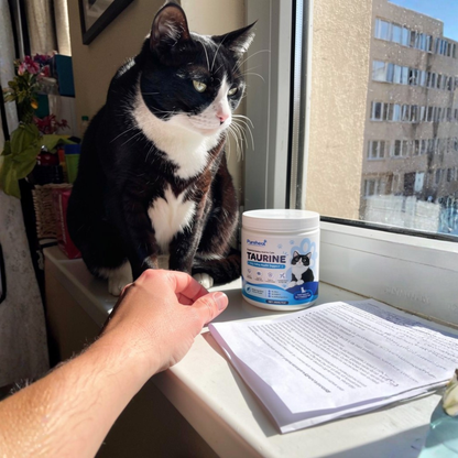The cat taurine you can actually check yourself