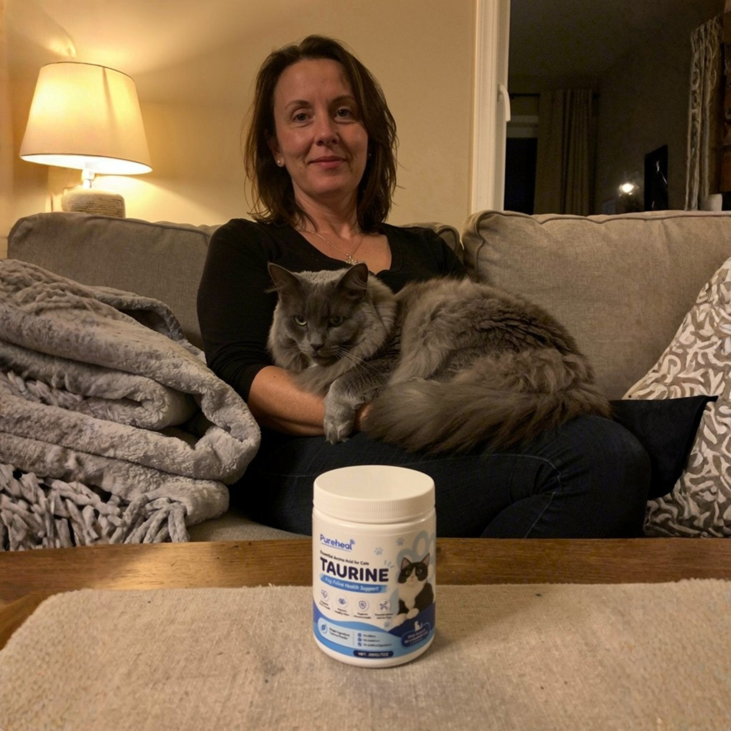 The cat taurine you can actually check yourself